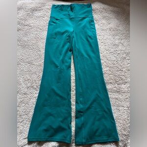 Athleta Teal High-Waisted Leggings